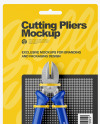 Cutting Pliers Mockup - Front View