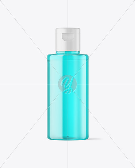 Color Plastic Cosmetic Bottle Mockup