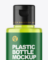 Color Plastic Cosmetic Bottle Mockup