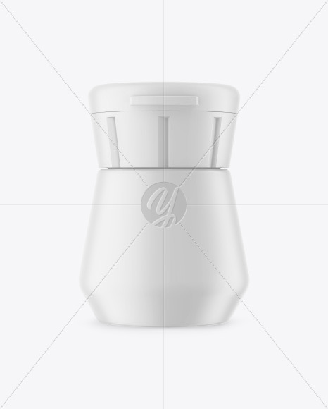 Matte Plastic Bottle Mockup