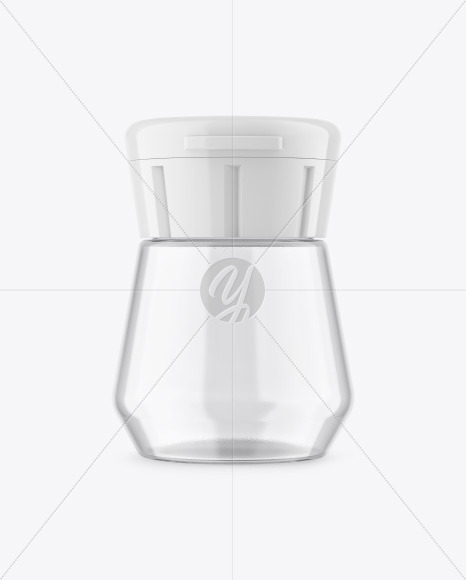 Clear Glass Bottle Mockup