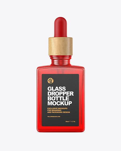 Clear Dropper Bottle Mockup