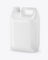 Plastic Jerrycan Mockup