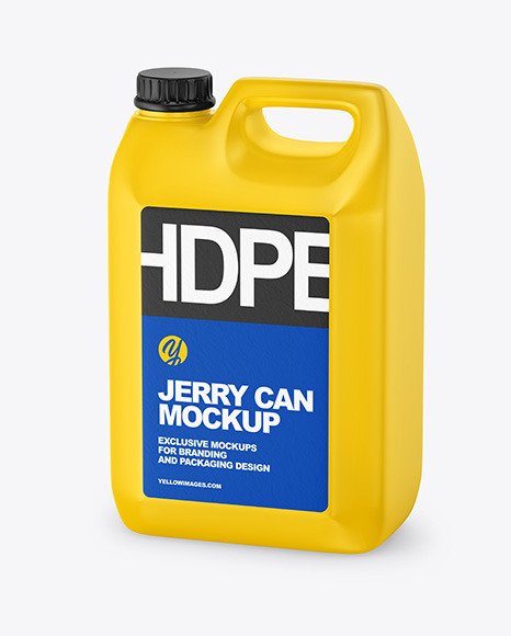 Plastic Jerrycan Mockup