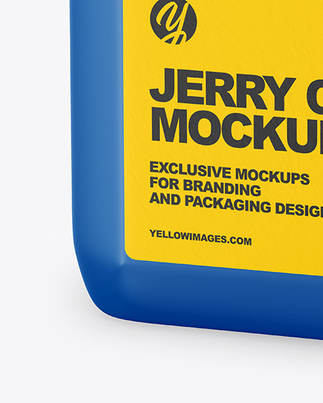 Plastic Jerrycan Mockup