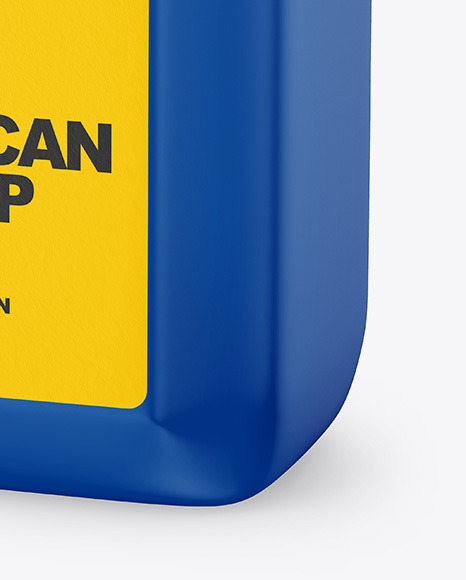 Plastic Jerrycan Mockup