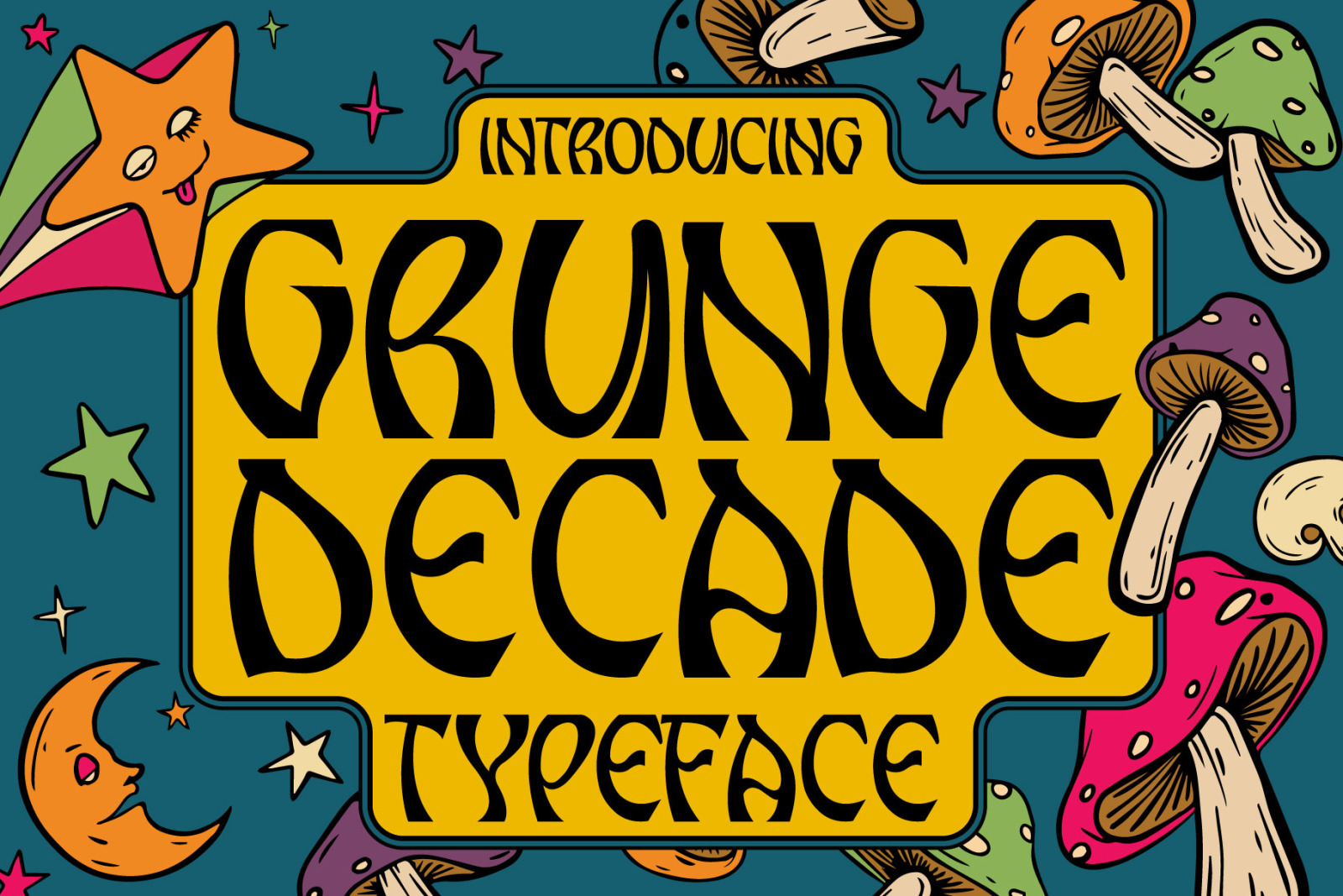 Grunge Decade Font