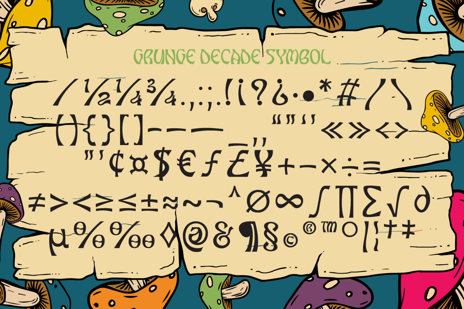 Grunge Decade Font Grunge Decade Font