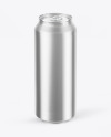 Metallic Drink Can Mockup