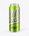 Metallic Drink Can Mockup