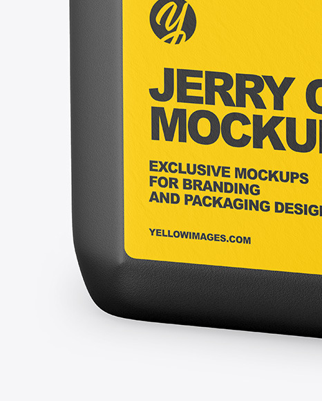 Textured Jerrycan Mockup