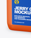 Textured Jerrycan Mockup