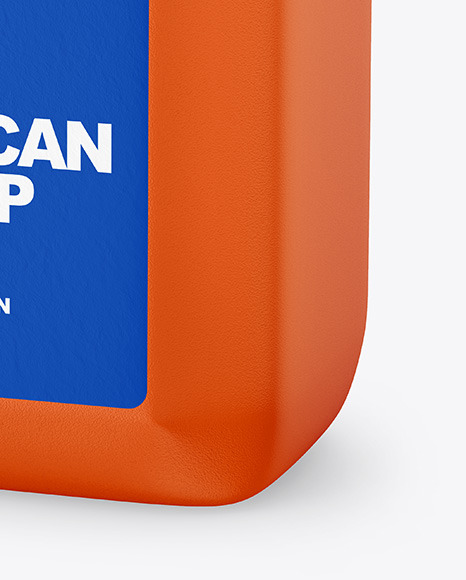 Textured Jerrycan Mockup