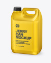 Metallic Jerrycan Mockup