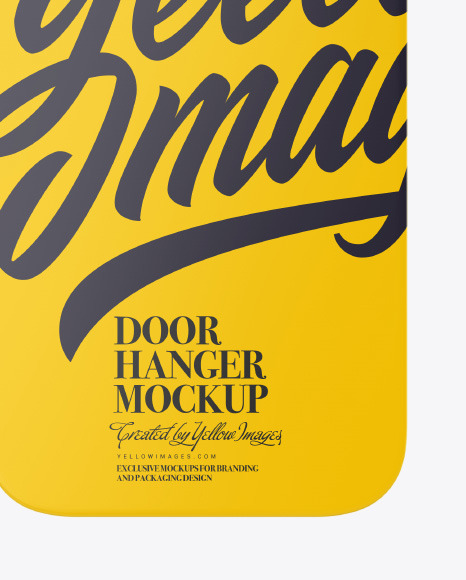 Door Hanger Mockup