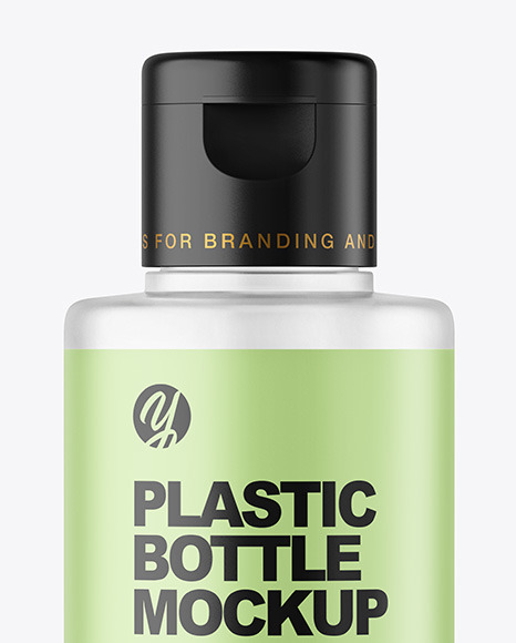 Frosted Cosmetic Bottle Mockup Frosted Cosmetic Bottle Mockup