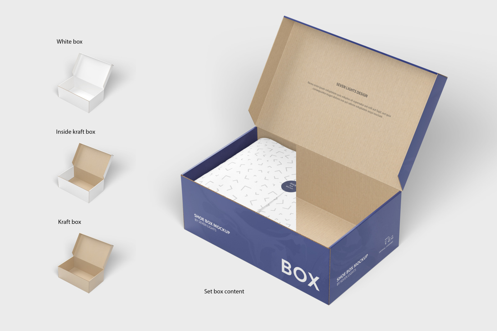 Shoe box Mockup