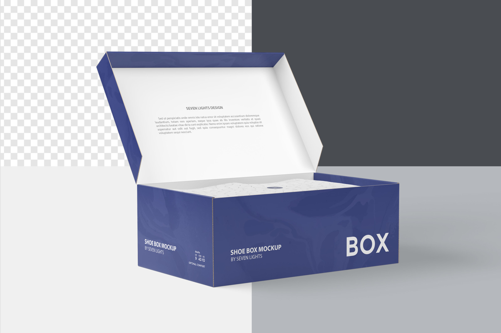 Shoe box Mockup