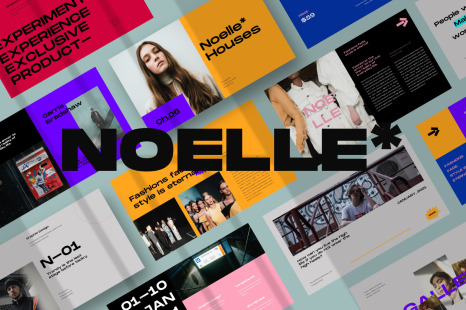 Noelle Powerpoint Template - Report