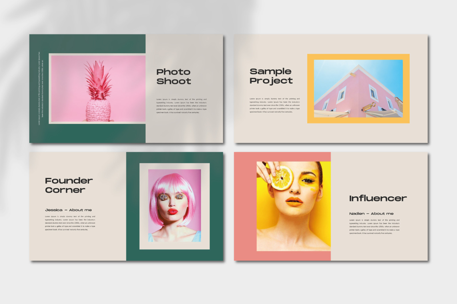 Corner Powerpoint Template Corner Powerpoint Template