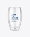 Clear Glass Cup Mockup