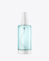 Clear Cosmetic Bottle Mockup