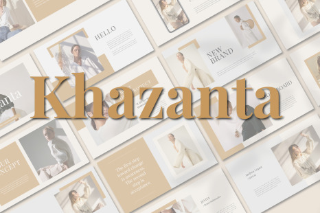 Khazanta Powerpoint Template - Report