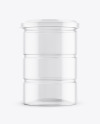 Clear Empty Jar Mockup