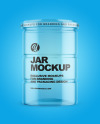 Clear Empty Jar Mockup