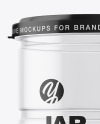 Clear Empty Jar Mockup