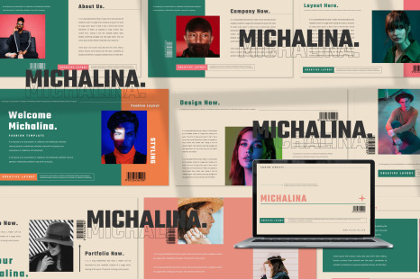 MICHALINA Powerpoint Template - Report