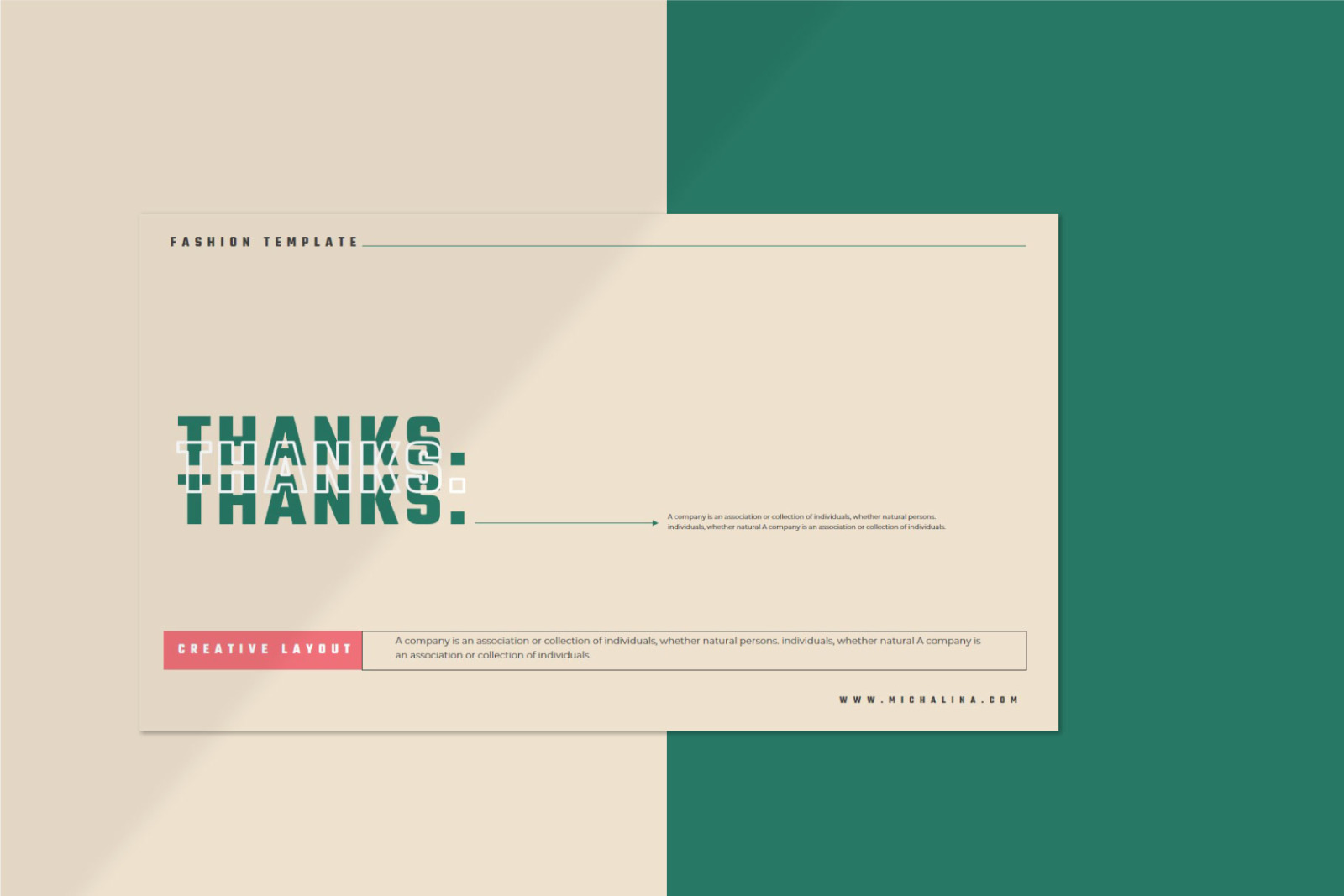 MICHALINA Powerpoint Template MICHALINA Powerpoint Template