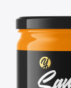 Glossy Jam Jar Mockup