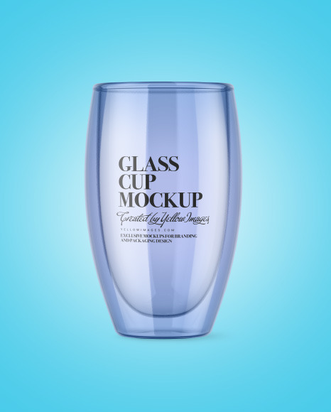 Clear Glass Cup Mockup