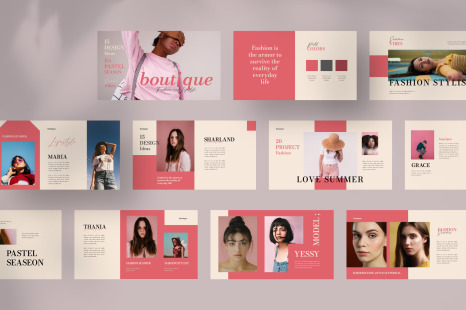 Boutique Powerpoint Template - Report