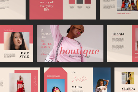 Boutique Keynote Template - Report