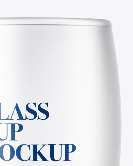 Frosted Glass Cup Mockup