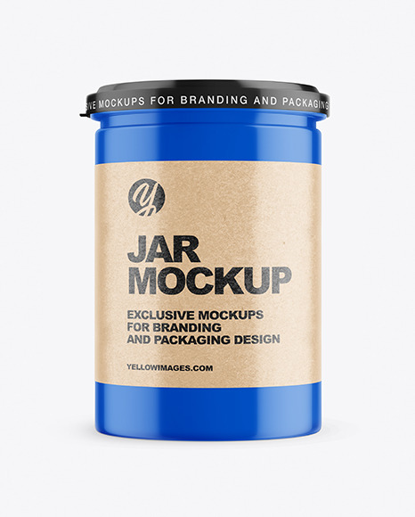 Glossy Jar Mockup