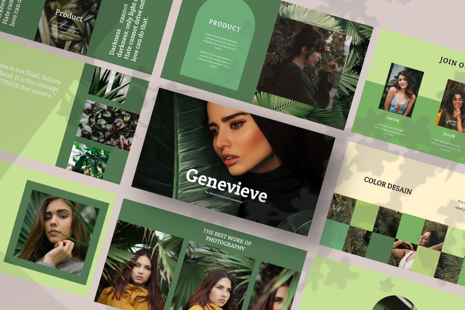 Genevieve Powerpoint Template Genevieve Powerpoint Template