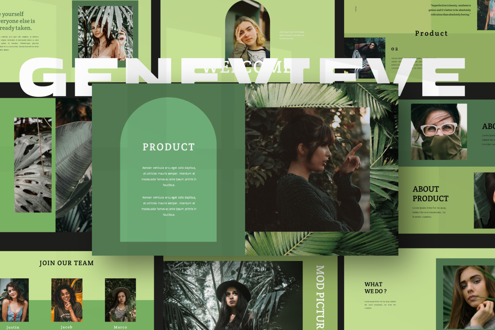 Genevieve Keynote Template