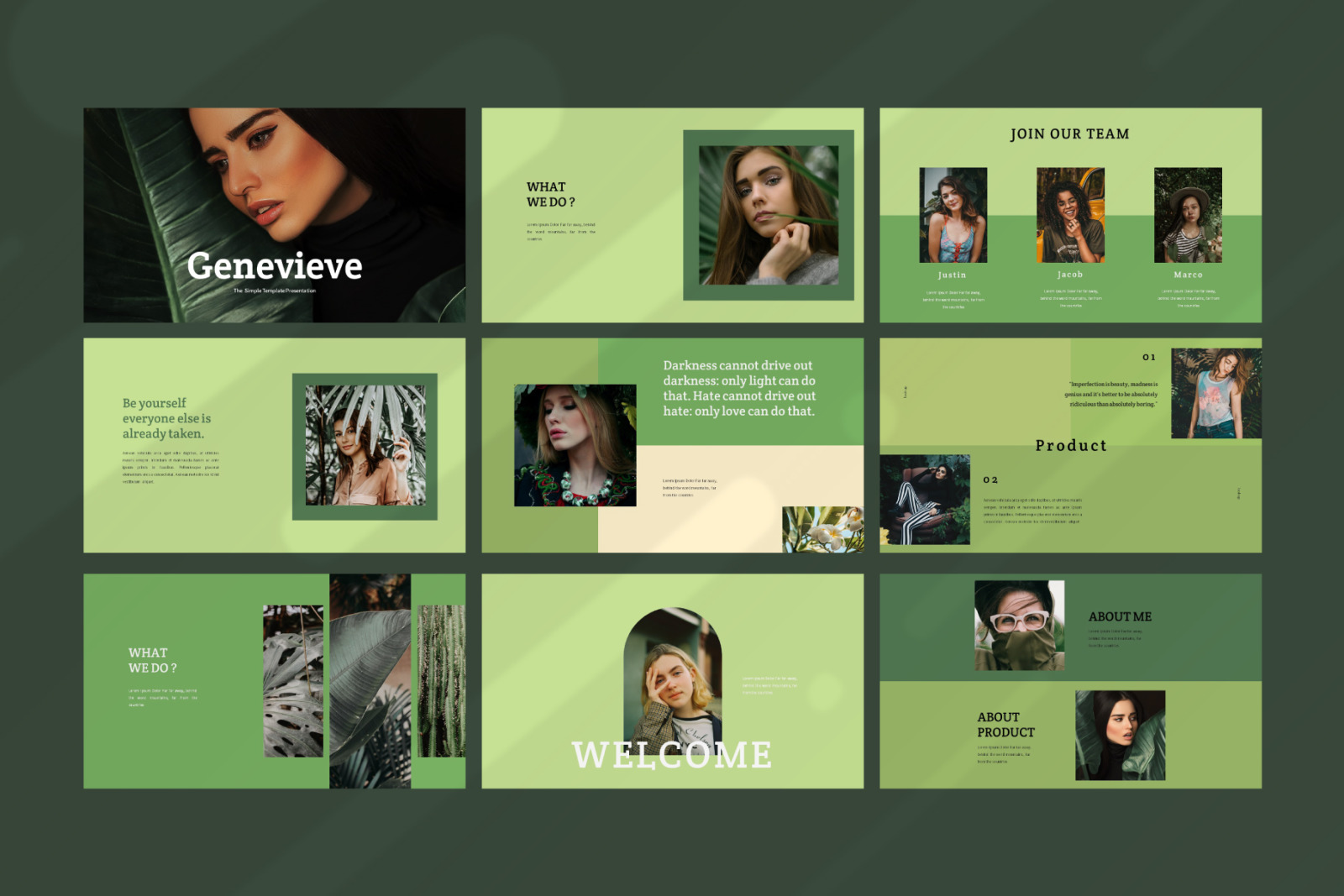 Genevieve Keynote Template