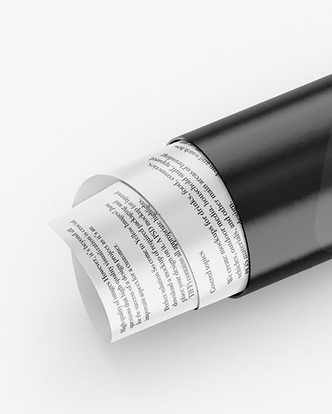 Glossy Mailing Tube Mockup