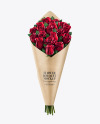 Kraft Flower Bouquet Mockup
