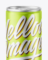 Matte Metallic Drink Can Mockup