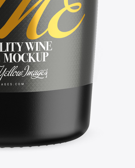 Ceramic Wine Bottle Mockup