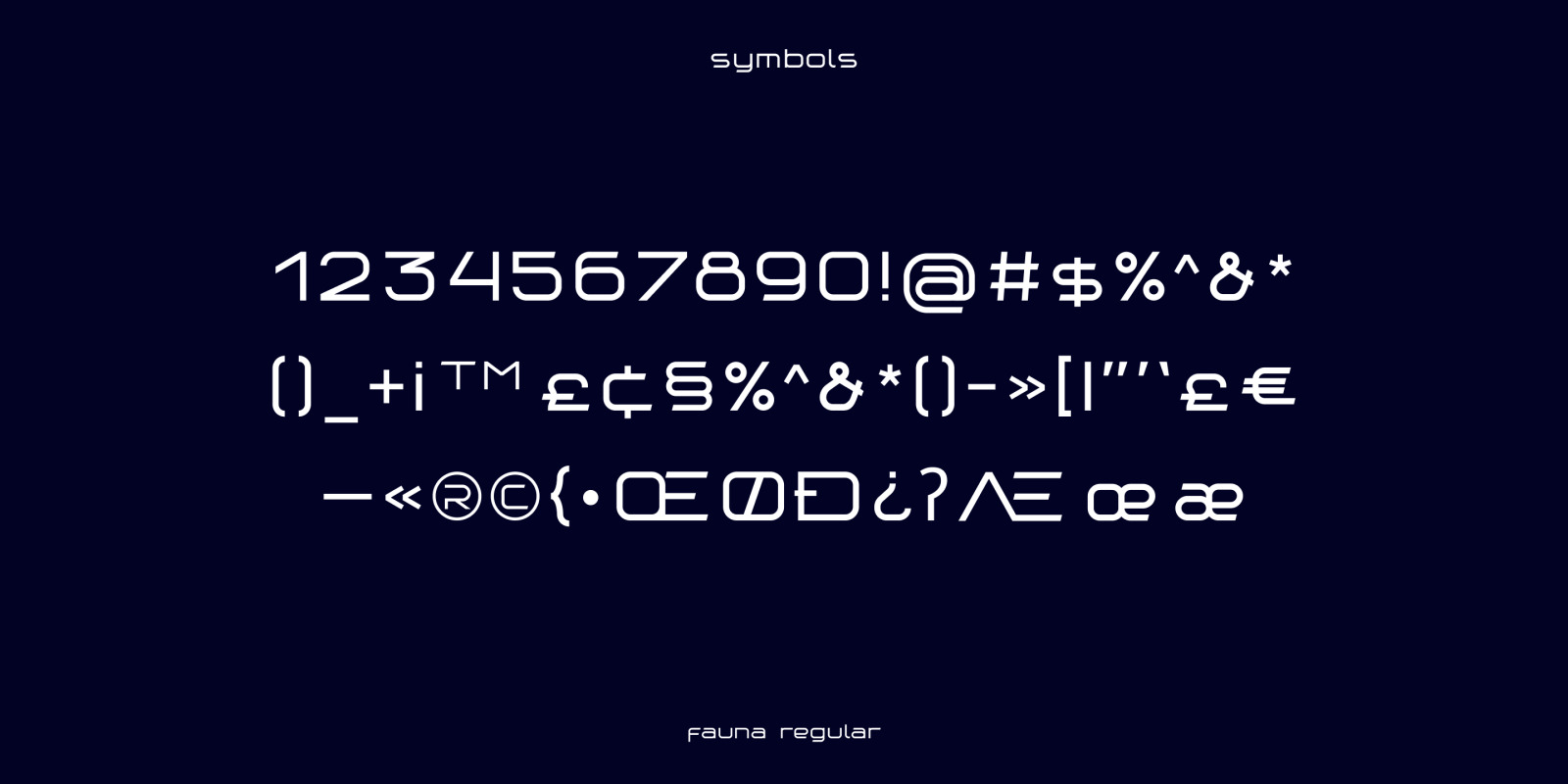 Fauna – Futuristic Font Fauna – Futuristic Font