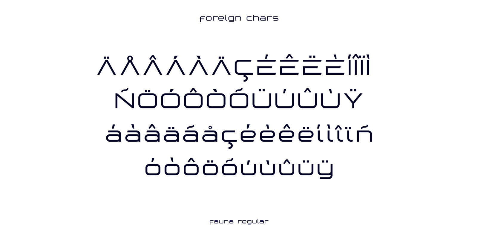 Fauna – Futuristic Font Fauna – Futuristic Font