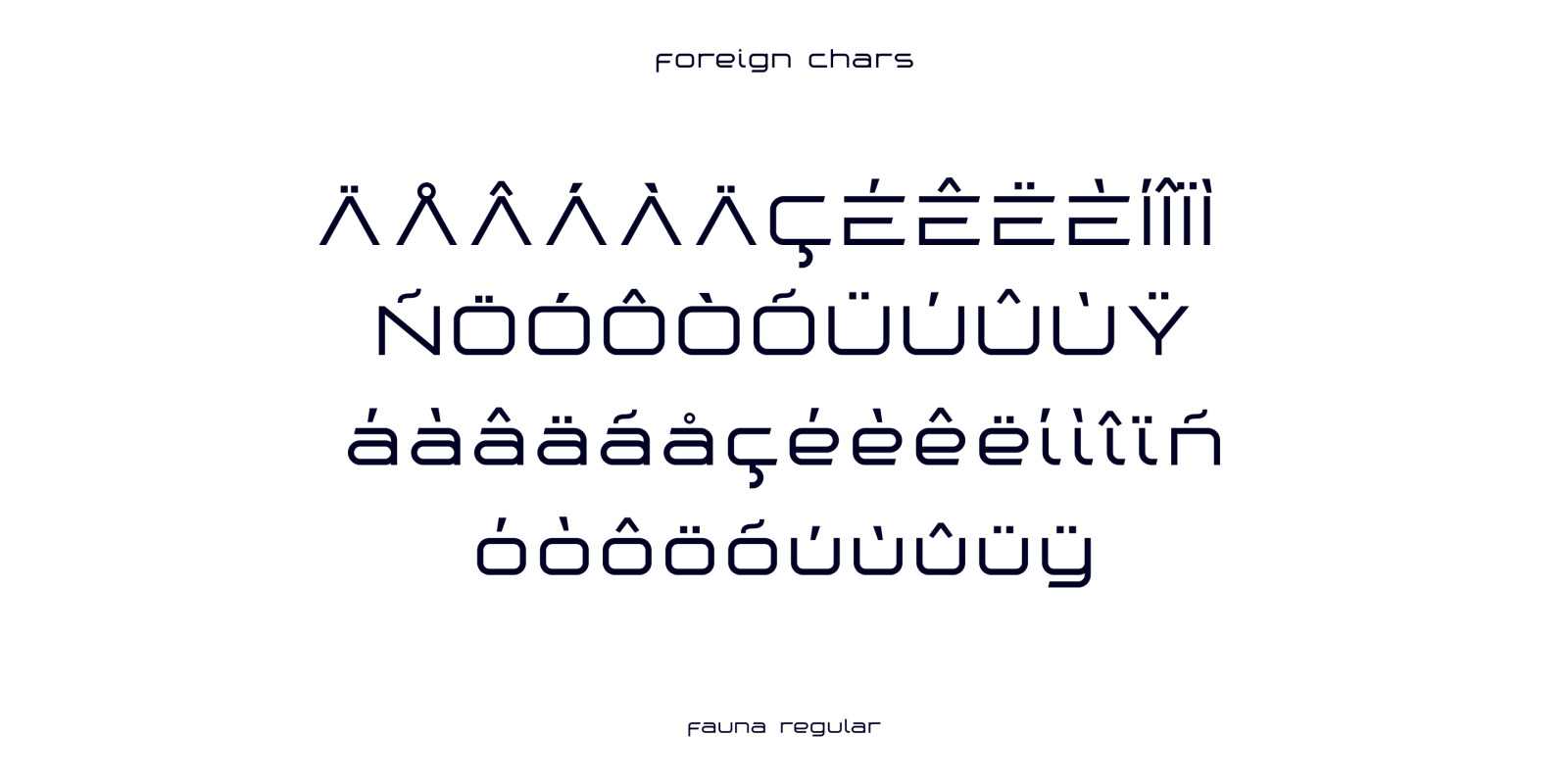 Fauna – Futuristic Font