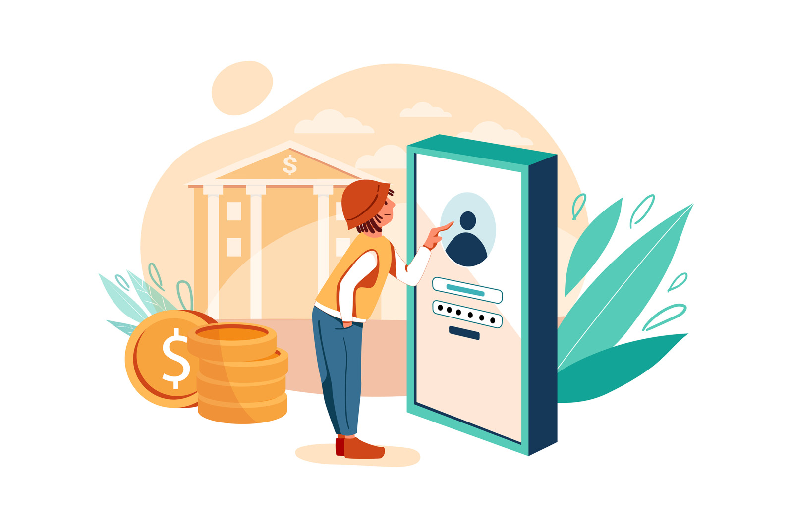 M214_Digital Wallet Illustrations M214_Digital Wallet Illustrations