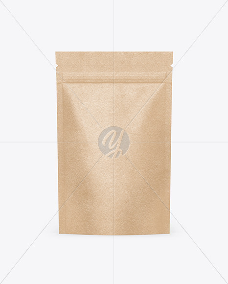 Kraft Stand-Up Pouch Mockup